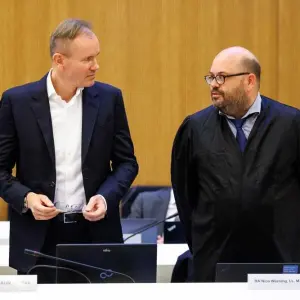 Ex-Wirecard-Vorstandschef Braun und Verteidiger Werning