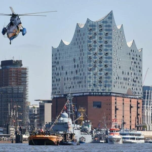 Bundeswehrübung im Hafen