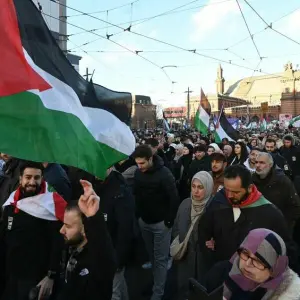 Pro-Palästinensische Kundgebung in Bremen