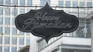 Ramadan-Beleuchtung in Frankfurt
