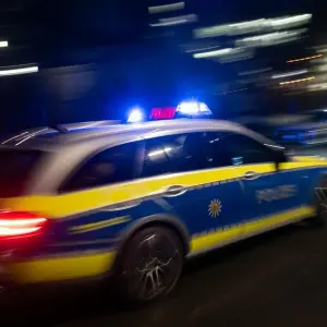 Ein Polizeiauto