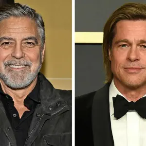 George Clooney und Brad Pitt