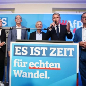 Landtagswahl in Brandenburg - Wahlparty AfD