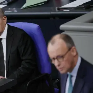 Olaf Scholz und Friedrich Merz