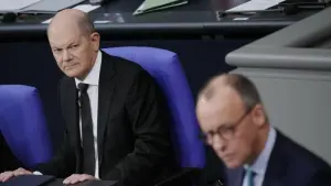 Olaf Scholz und Friedrich Merz