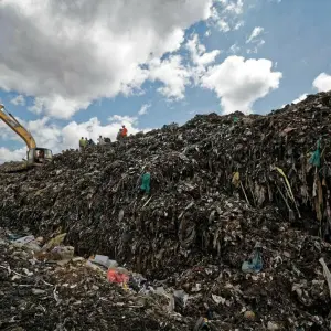 Müllhalde Kenia