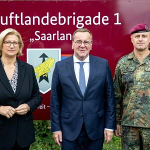 Pistorius besucht Luftlandebrigade des Deutschen Heeres