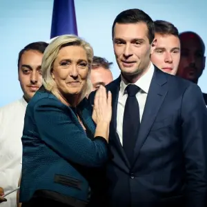 Marine Le Pen und Jordan Bardella