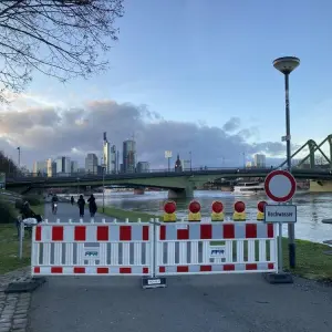 Hochwasser in Hessen - Frankfurt