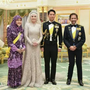 Prinz von Brunei feiert Hochzeit