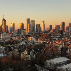 Banken-Skyline in Frankfurt