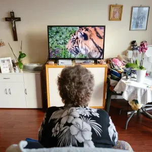 TV im Seniorenheims