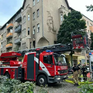 Wohnungsbrand in Berlin-Gesundbrunnen