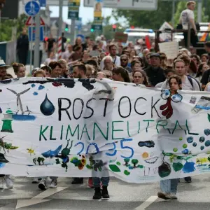 Klimaprotest Fridays for Future - Rostock