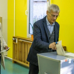 Landtagswahl in Brandenburg – Stimmabgabe Berndt