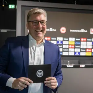 Pressekonferenz Eintracht Frankfurt