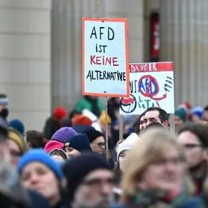 Demonstration gegen Rechts in Berlin