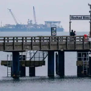 LNG-Terminal Ostsee im Hafen Mukran