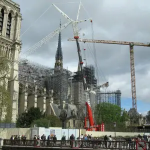 Pariser Kathedrale Notre-Dame fünf Jahre nach dem Großbrand
