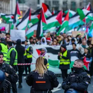 Pro-Palästina-Kundgebung in Frankfurt