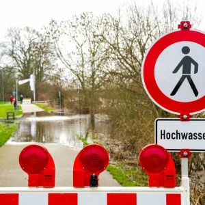 Hochwasser in Niedersachsen - Verden