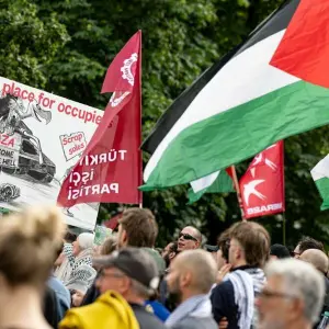 Pro-palästinensische Demonstration in Berlin