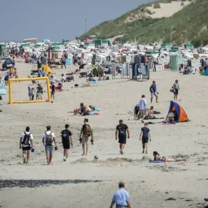 Sommerwetter auf Baltrum