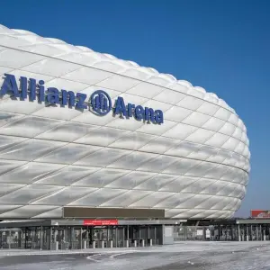 Trauer um Beckenbauer - Allianz Arena