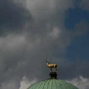 Regenwolken über Stuttgart