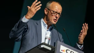 Vor Landtagswahl in Brandenburg - CDU Wahlkampfabschluss