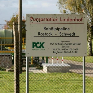 Pumpstation an Ölleitung der PCK Schwedt