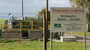 Pumpstation an Ölleitung der PCK Schwedt