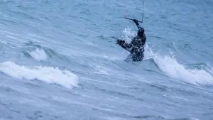 Kitesurfer auf der Ostsee