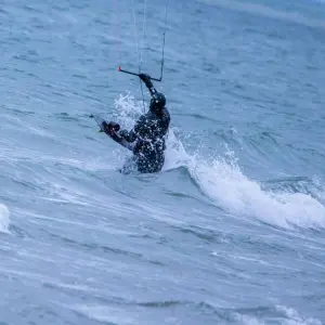 Kitesurfer auf der Ostsee