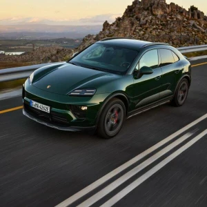 Fahransicht des Porsche Macan