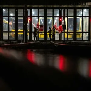 Warnstreiks im öffentlichen Nahverkehr - Stuttgart