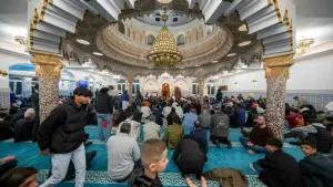 Besuch in der Abu-Bakr Moschee in Frankfurt/Main