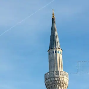 Minarett einer Moschee