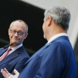 Pressekonferenz zu Kanzlerkandidatur-Frage der Union