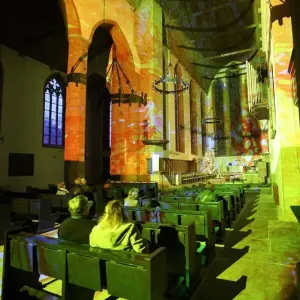 Lichtkunst in der Evangelischen Augustinerkirche zu Erfurt