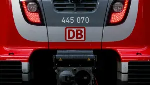 Ein Zug der Deutschen Bahn