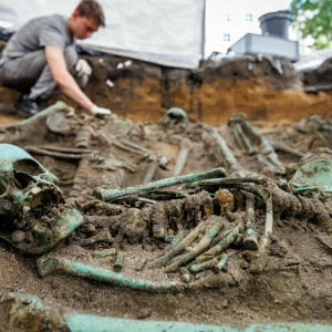 Pestfriedhof aus dem 17. Jahrhundert in Nürnberg