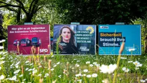 Wahlplakate zur Europawahl
