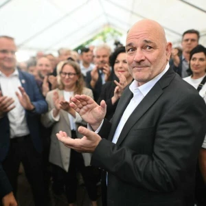 Landtagswahl in Brandenburg - Wahlparty BSW