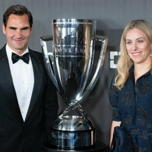 Roger Federer und Angelique Kerber