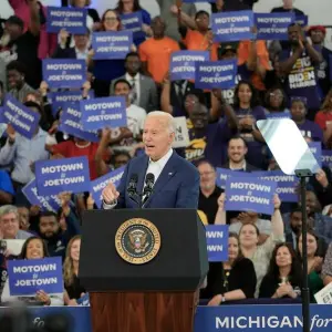 Wahlkampf in den USA - Biden in Detroit