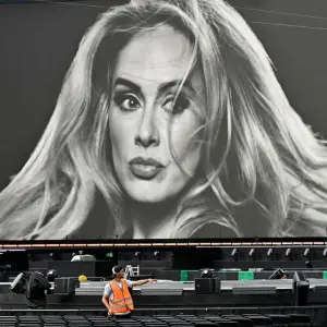 Vor Konzerten von Adele in München