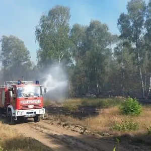 Feuerwehr bekämpft Brand