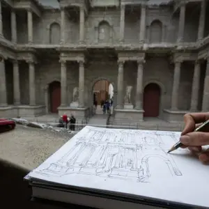 Pergamonmuseum vor Schließung