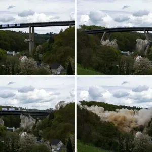 A45-Talbrücke Rahmede wird gesprengt